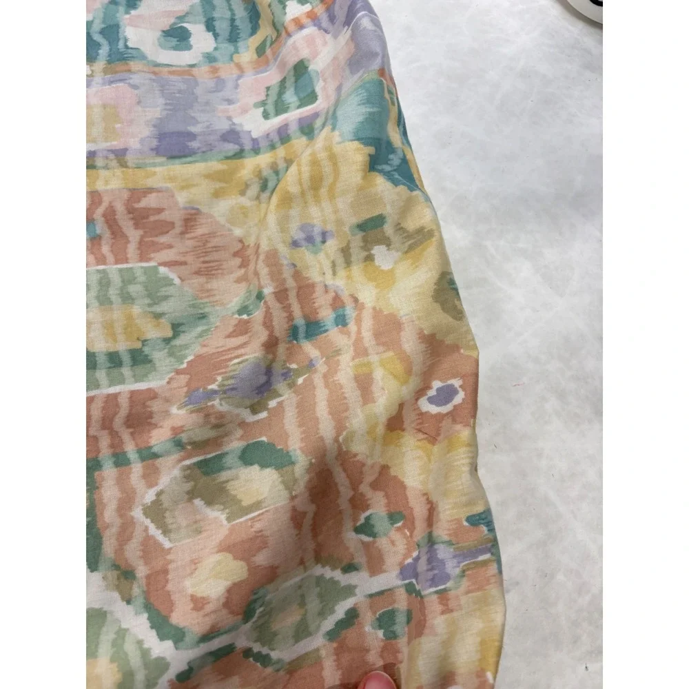 Handmade Pastel Ikat Print Hobo Bag Tie Strap Abstract Reusable‎ Market Tote
